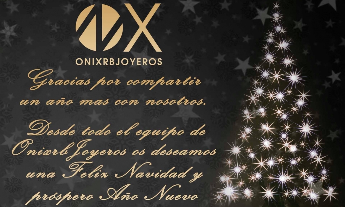 Onix RB Joyeros os desea Felices Fiestas